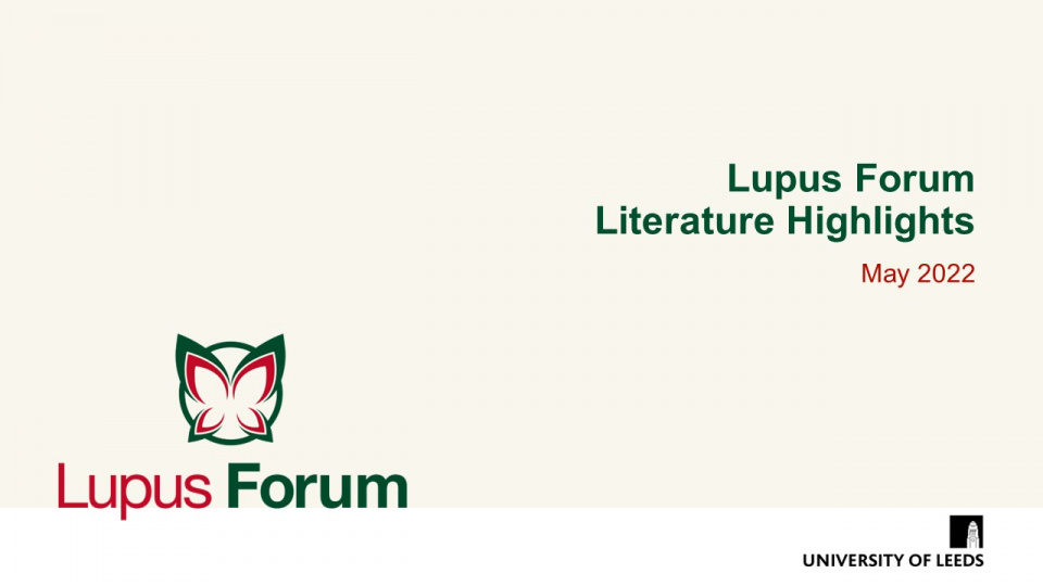 Literature review thumbnail: Literature Highlights - May 2022